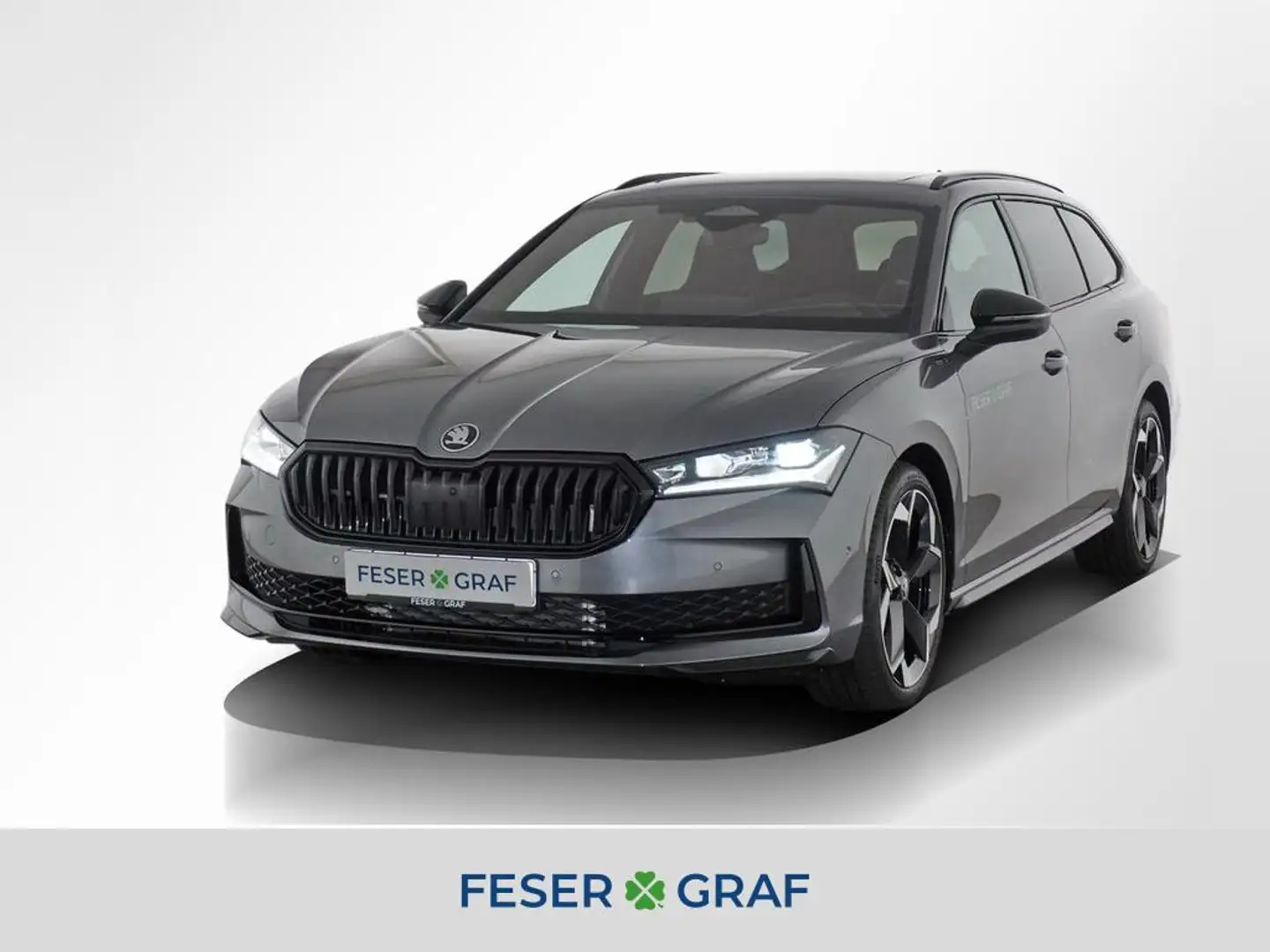 Skoda Superb Combi 2.0 TDI 4x4 Sportline Head-Up AHK Grau - 1