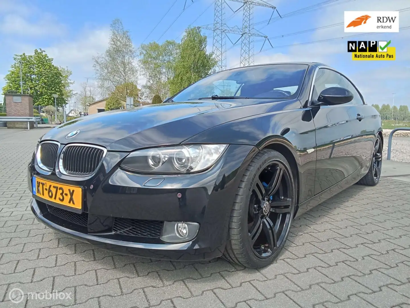 BMW 325 3-serie Cabrio 325i High Executive/automaat/leder Zwart - 1