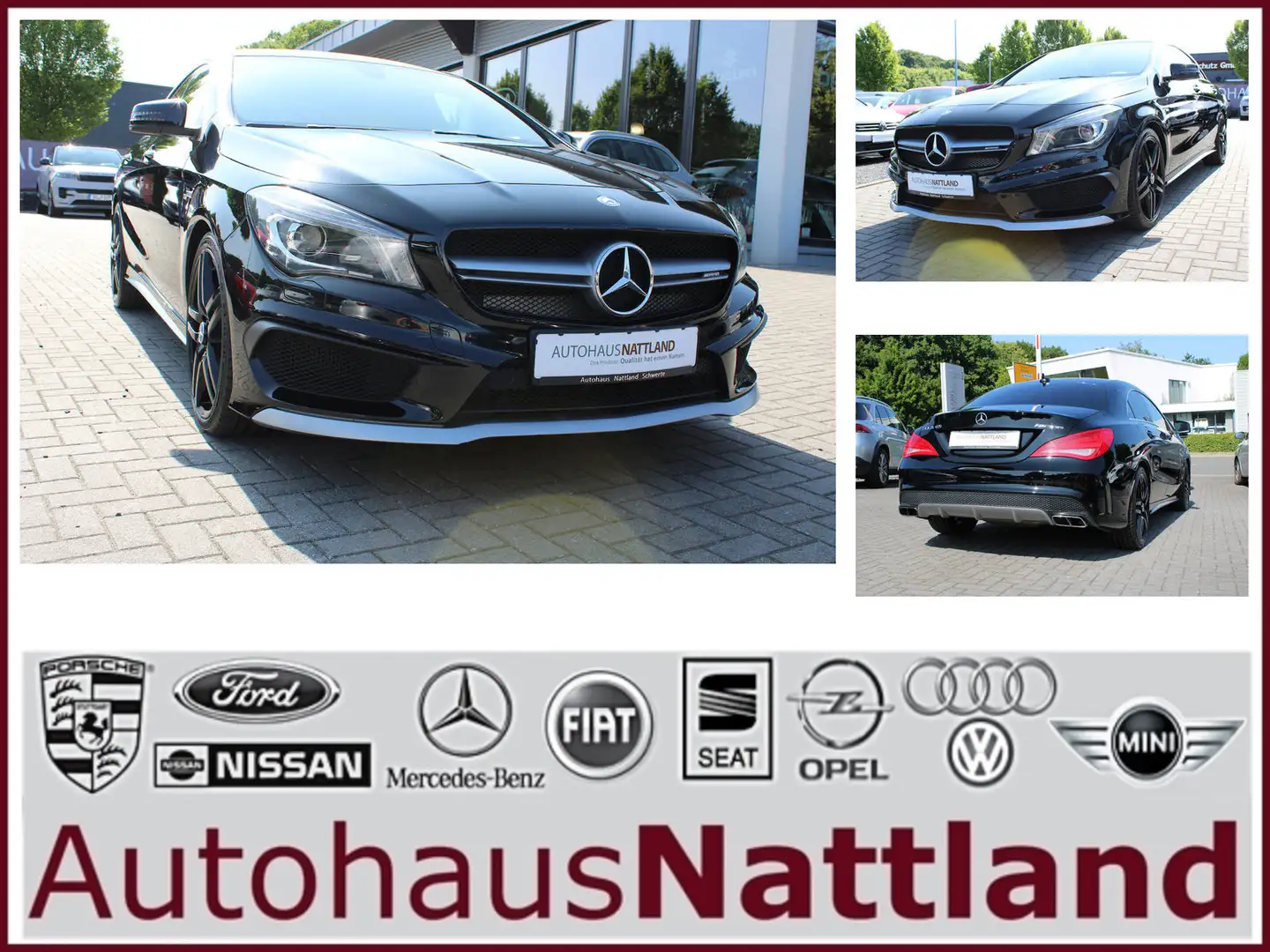 Mercedes-Benz CLA 45 AMG 4Matic RFK Autom. Navi Schwarz - 1