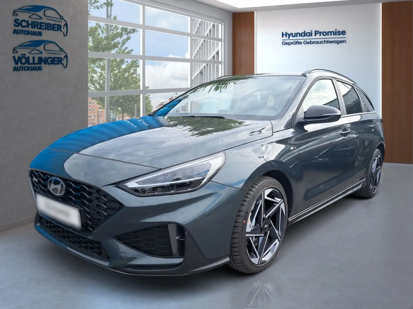 Hyundai i30 Kombi 1.5 T-GDi  N Line 48V 140PS MJ2025 Groen - 1