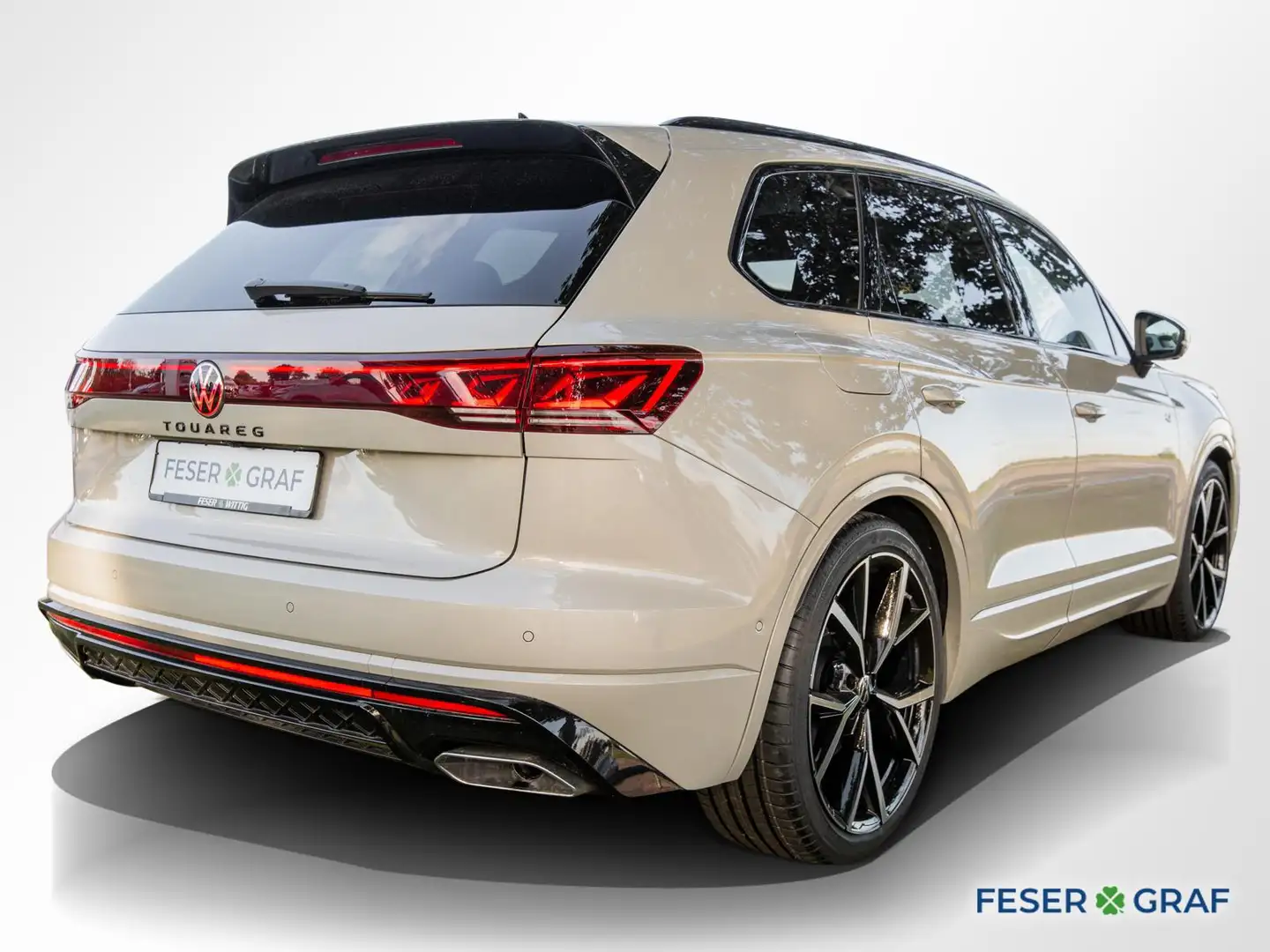 Volkswagen Touareg 3.0 TDI R-Line 4M DSG/Matrix/ACC/AHK/Pano/HuD Beige - 2