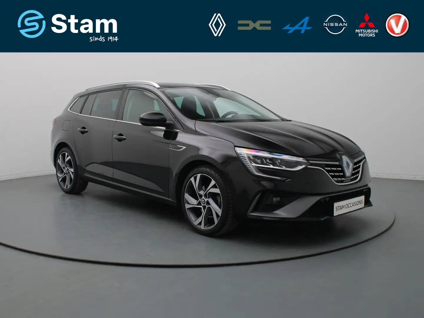 Renault Megane Estate TCe 160pk R.S. Line EDC/Automaat Adapt. cru Nero - 1