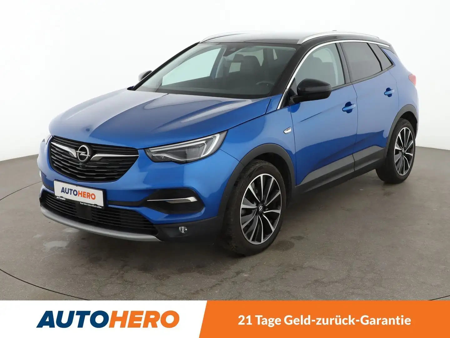 Opel Grandland X 1.2 Ultimate Aut.*NAVI*LED*CAM*SPUR*SHZ*PDC* Blau - 1