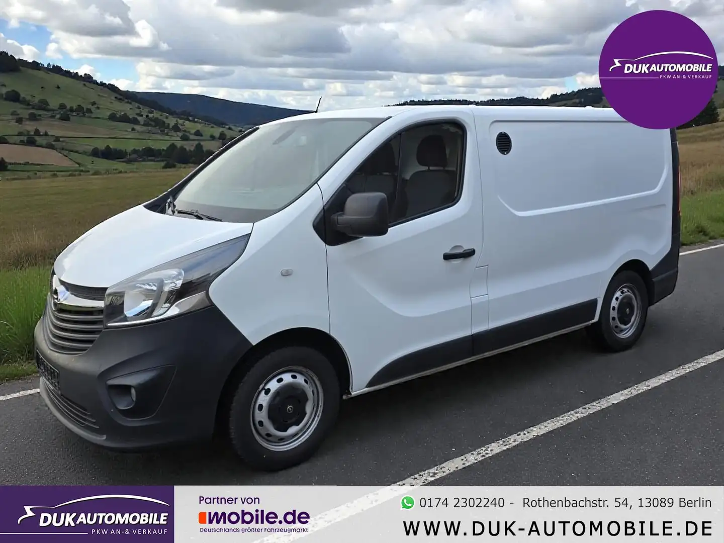 Opel Vivaro B Kasten/Kombi Kasten L1H1 2,7t *Klima*Tüv Neu* Wit - 1