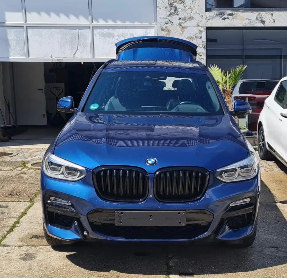BMW X3 M40 d Individual mit Panoramadach Blau - 2