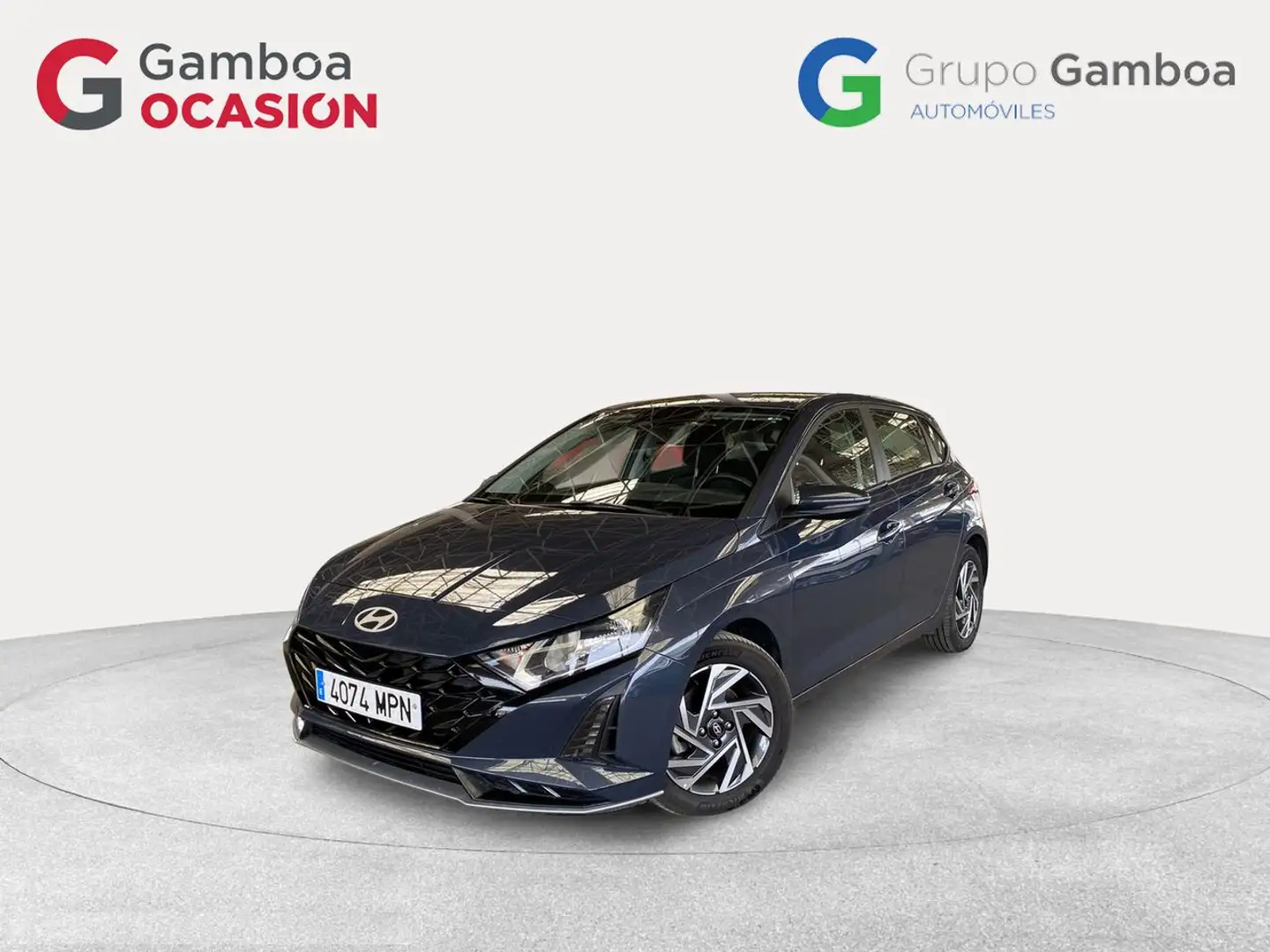 Hyundai i20 1.0 TGDI Klass 100 Gris - 1