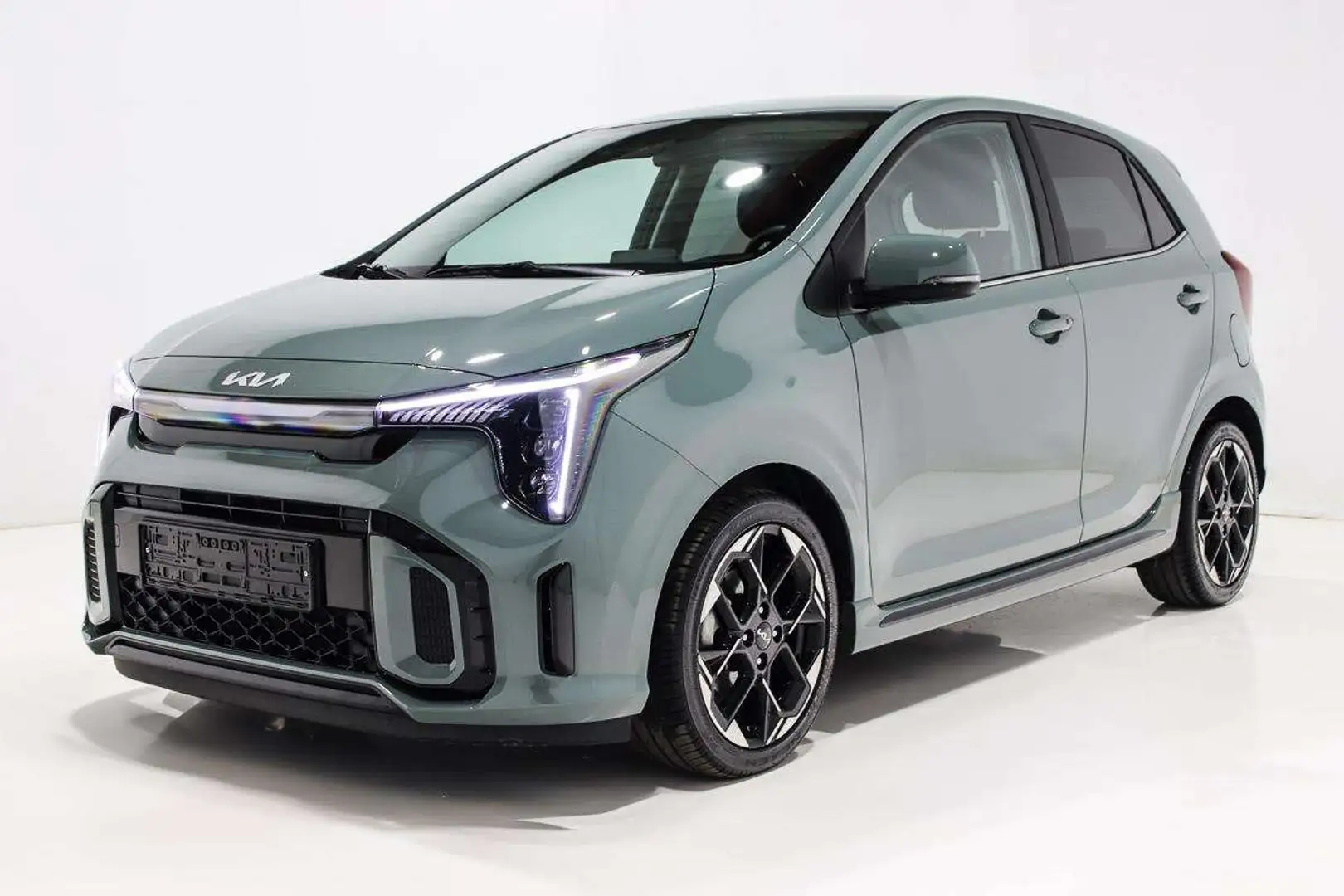 Kia Picanto 1.2i 84 GT LINE CUIR LED GPS REGU RADAR JA16 Vert - 2