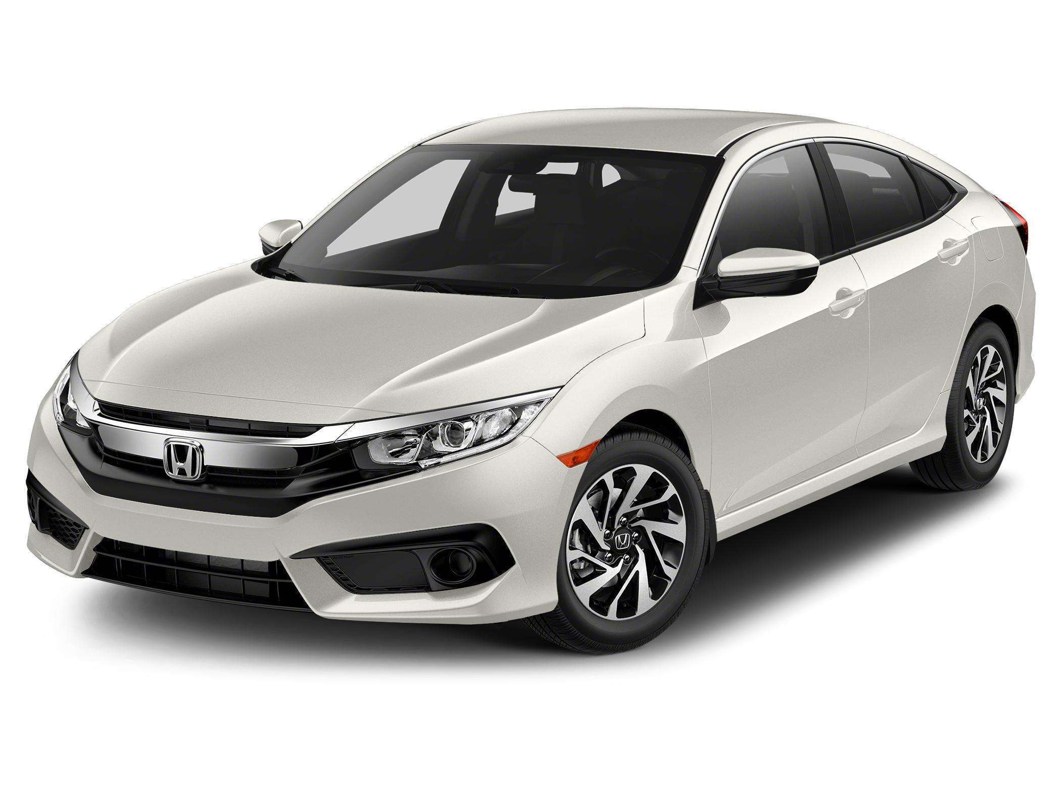 TAFFETA WHITE 2018 Honda Civic Sedan Front-Wheel Drive Automatic