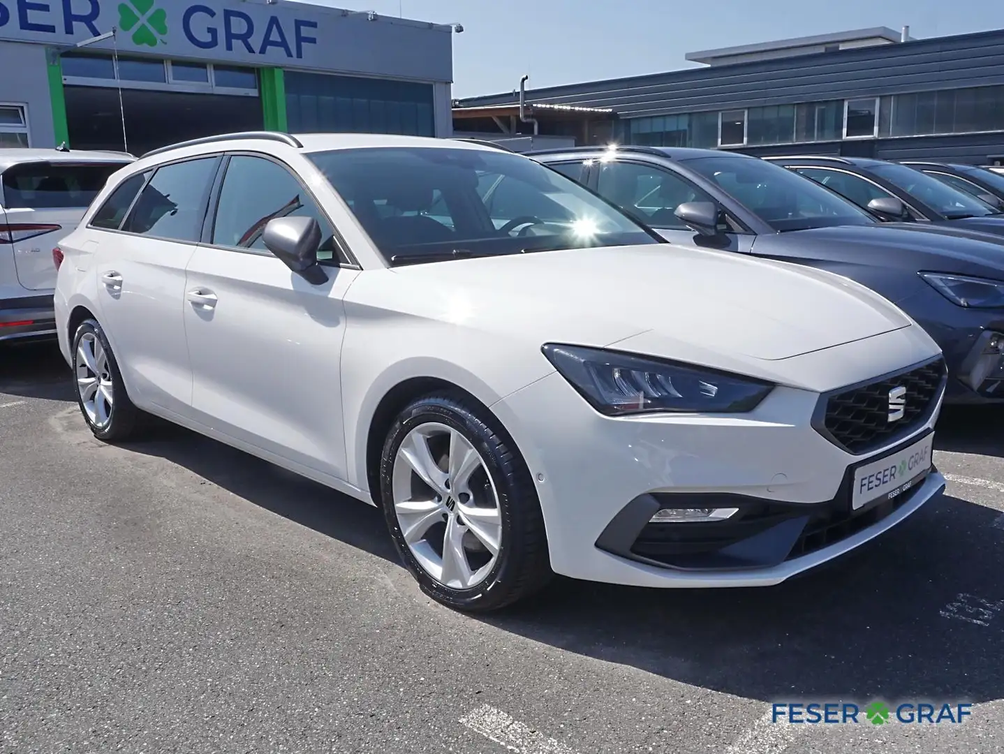 SEAT Leon ST FR 2.0 TDI DSG Navi StHz Kamera LED Weiß - 2