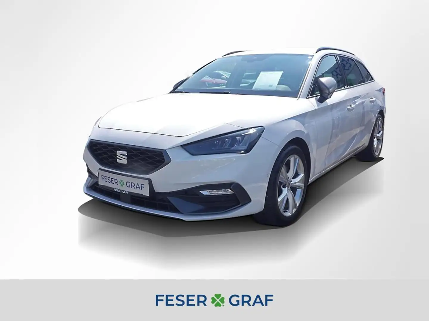 SEAT Leon ST FR 2.0 TDI DSG Navi StHz Kamera LED Weiß - 1