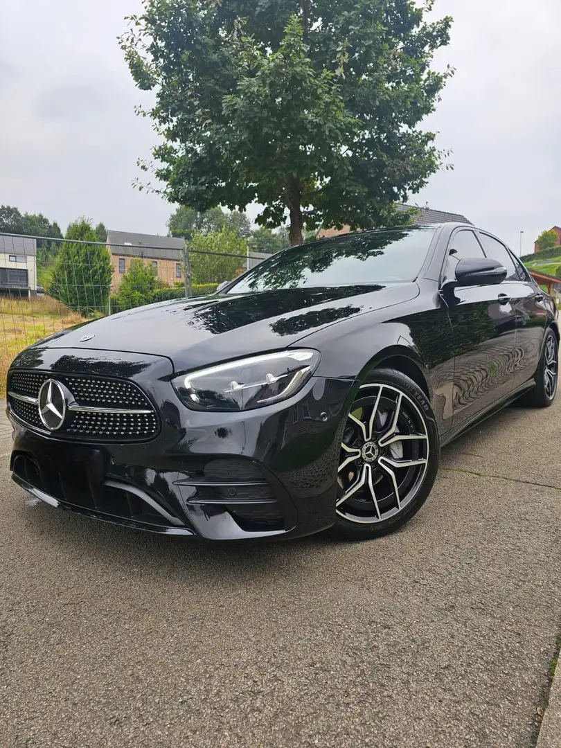 Mercedes-Benz E 200 AMG*GPS*LED*VIRTUEL*CARNET*TOIT OUVRANT* Zwart - 1