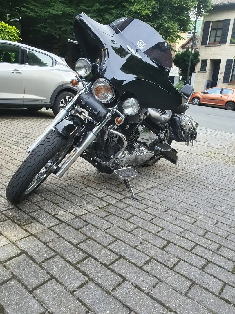 Yamaha XVS 650 Zwart - 1