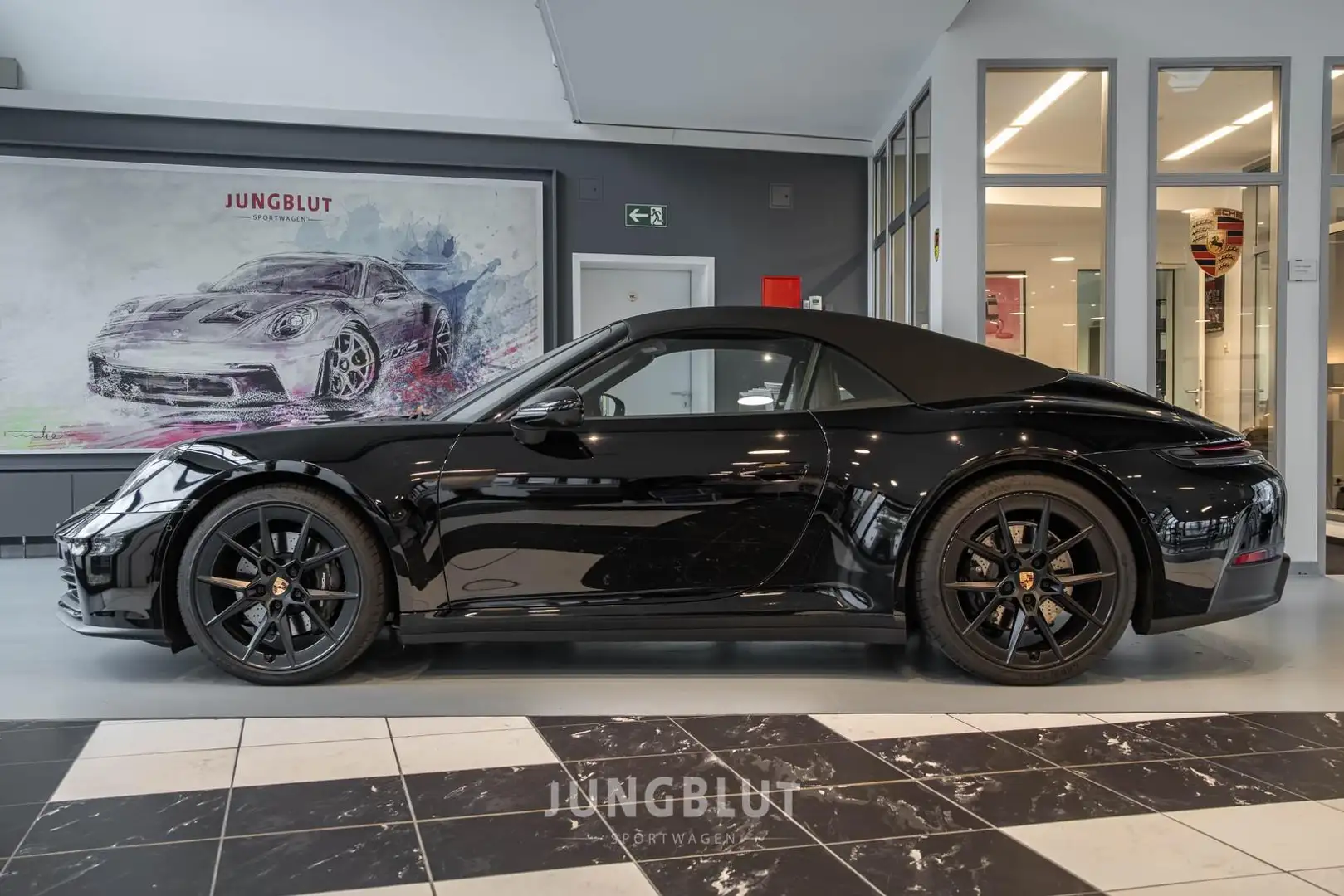 Porsche 992 Porsche 992.2 Carrera Cabriolet + BOSE + CLUBLEDER Schwarz - 2