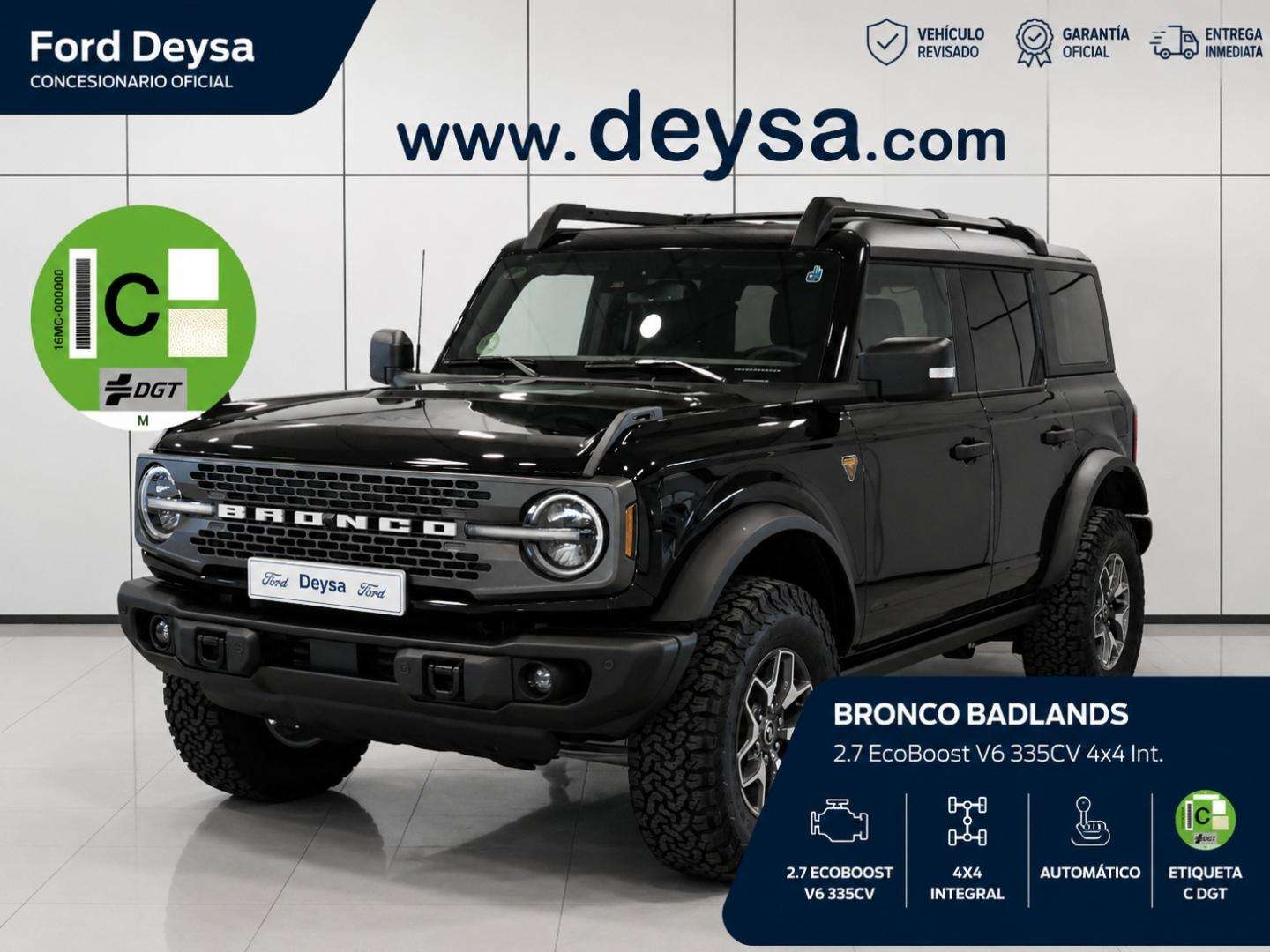 Ford Bronco Badlands 2.7 EcoBoost V6 335CV 4x4 Int. - foto 1