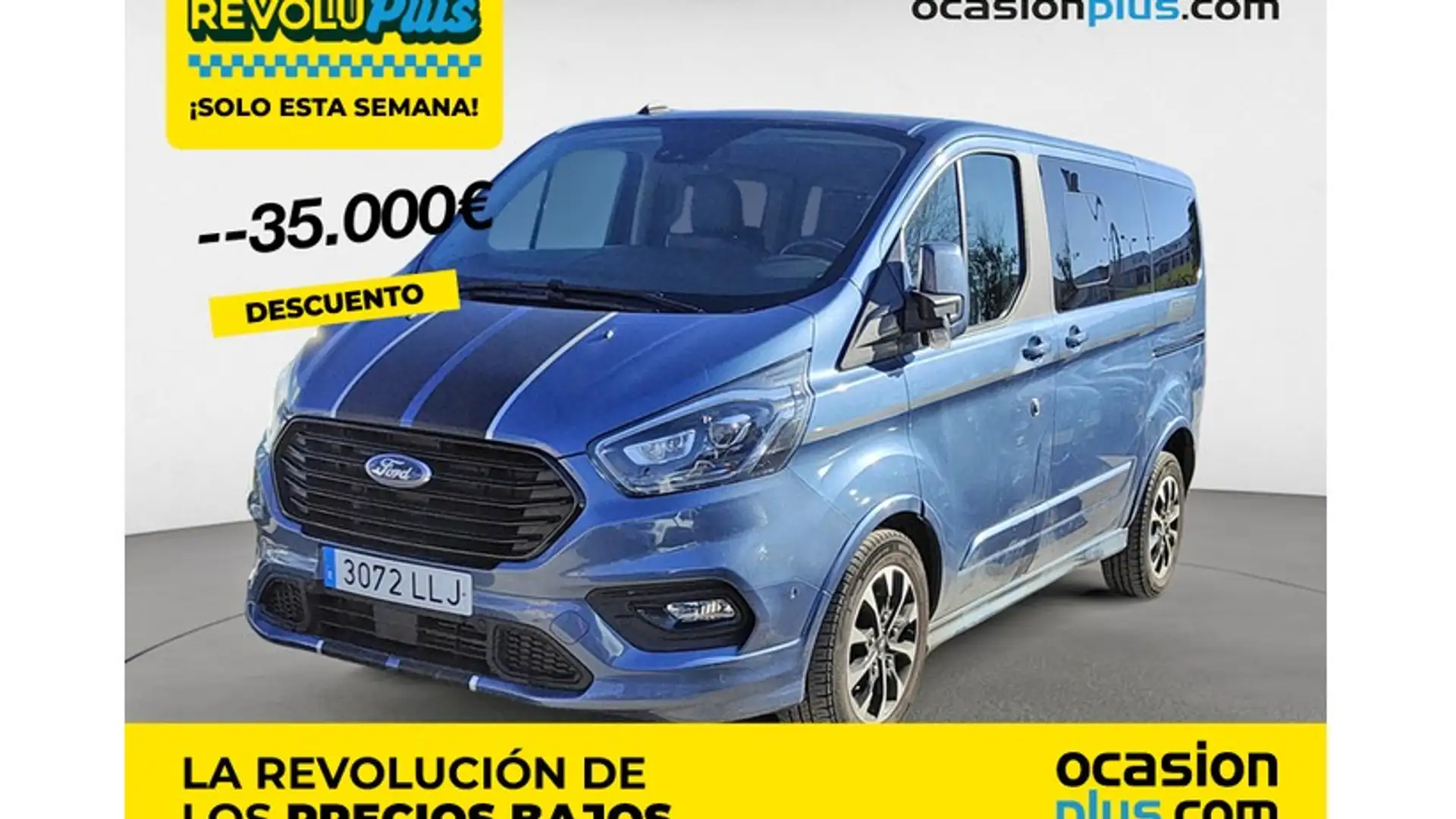 Ford Tourneo Custom Grand 2.0 EcoBlue Titanium Aut. 185 Azul - 1