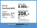 Citroen C3 1.2 PureTech 82/83 Feel LED+SHZ+PDC+SpurH Zwart - thumbnail 4