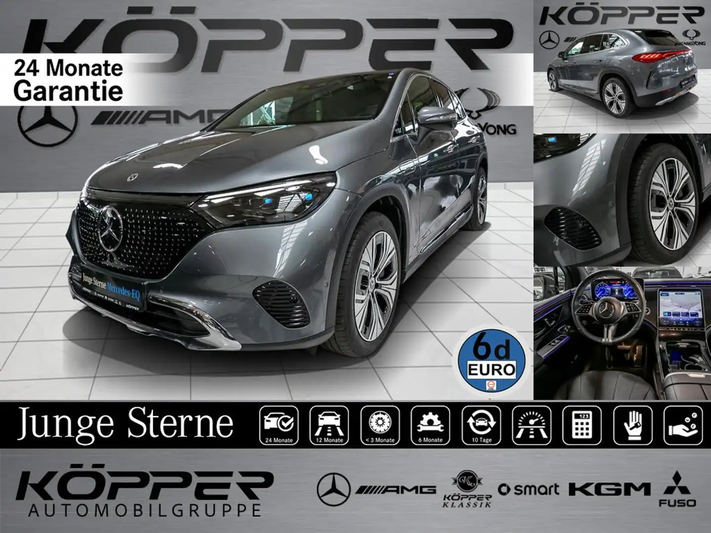 Mercedes-Benz EQE 350 4M SUV EDITION Electric Art Premium Gris - 1