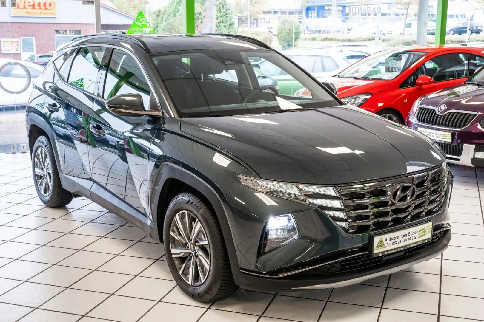 Hyundai TUCSON Select Mild-Hybrid 2WD NUR 24.250 km Blau - 1