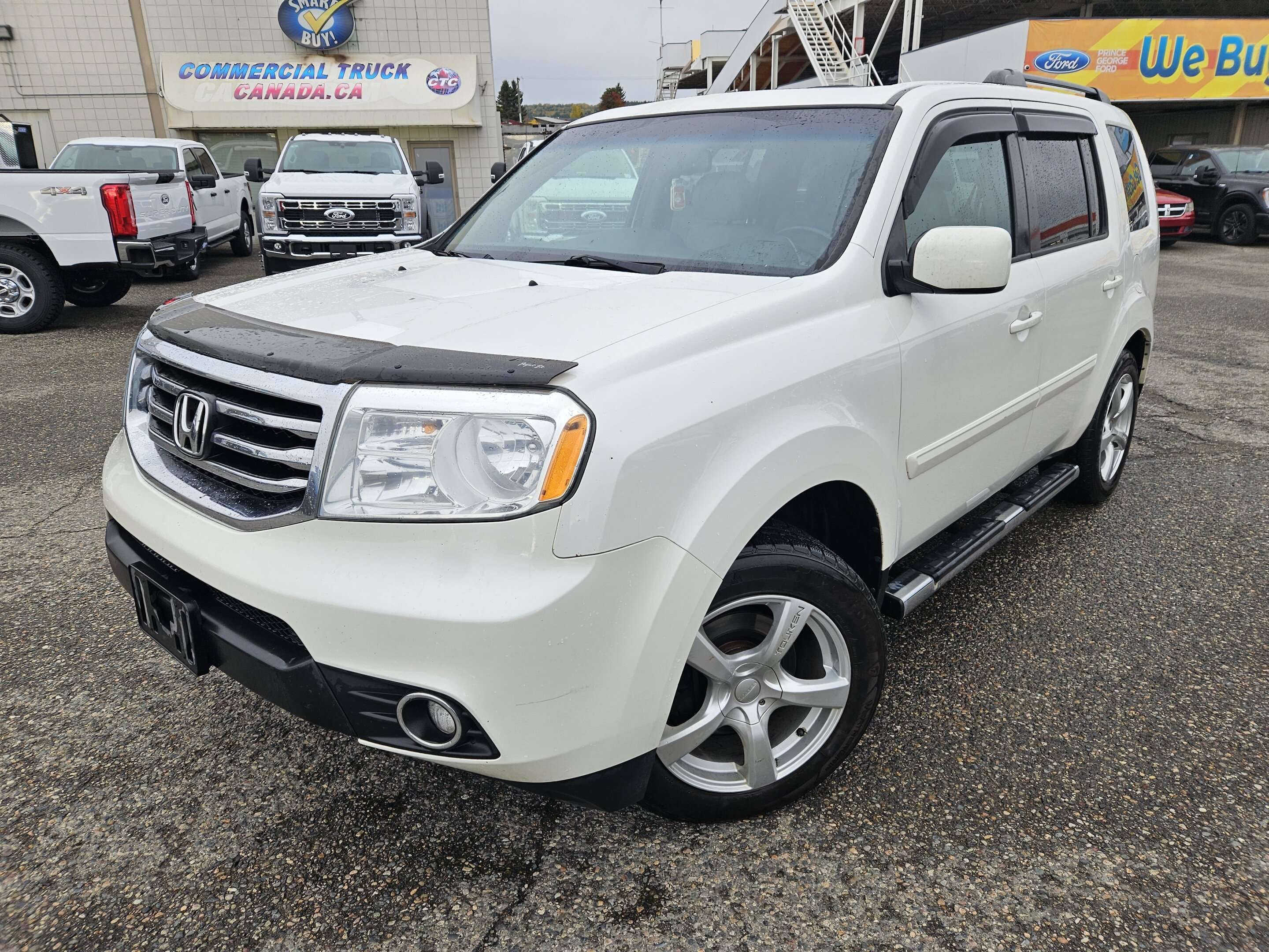 White 2012 Honda Pilot SUV / Crossover Four-Wheel Drive Automatic