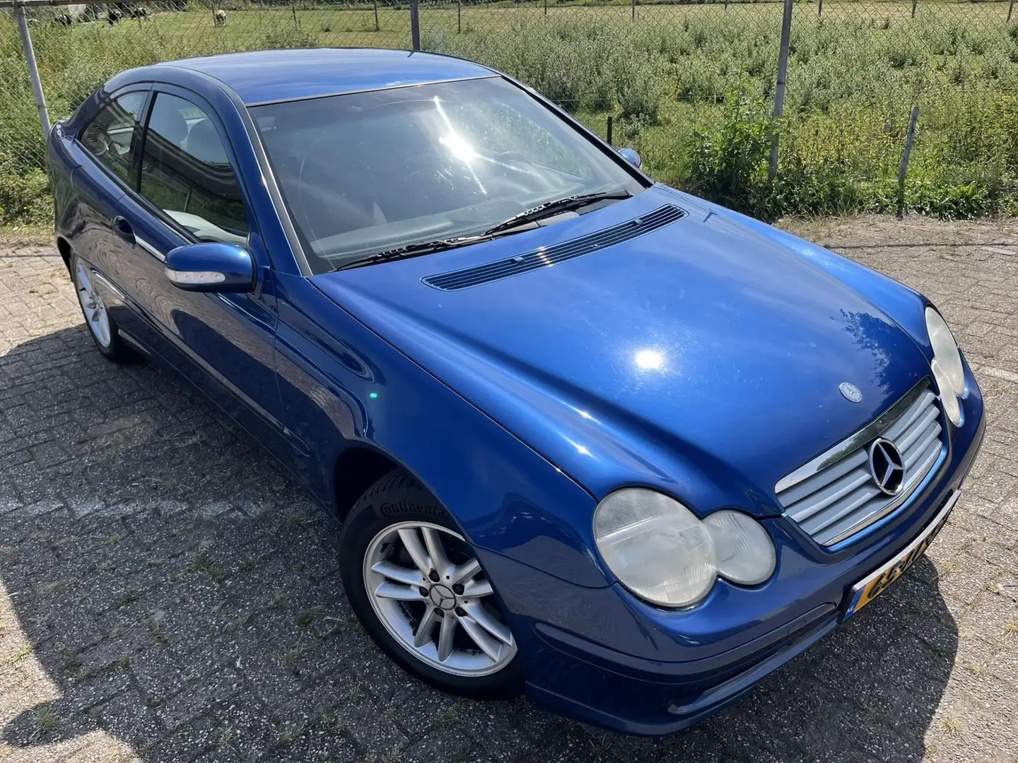Mercedes-Benz C 180 Sportcoupé Kompressor Coupe Airco Cruise Control Bleu - 2