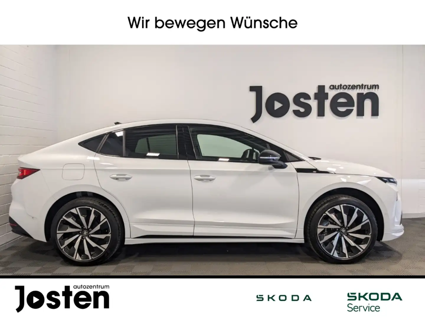 Skoda Enyaq Coupe 60 Sportline Matrix MAXX AHK Canton DCC 360 Weiß - 2