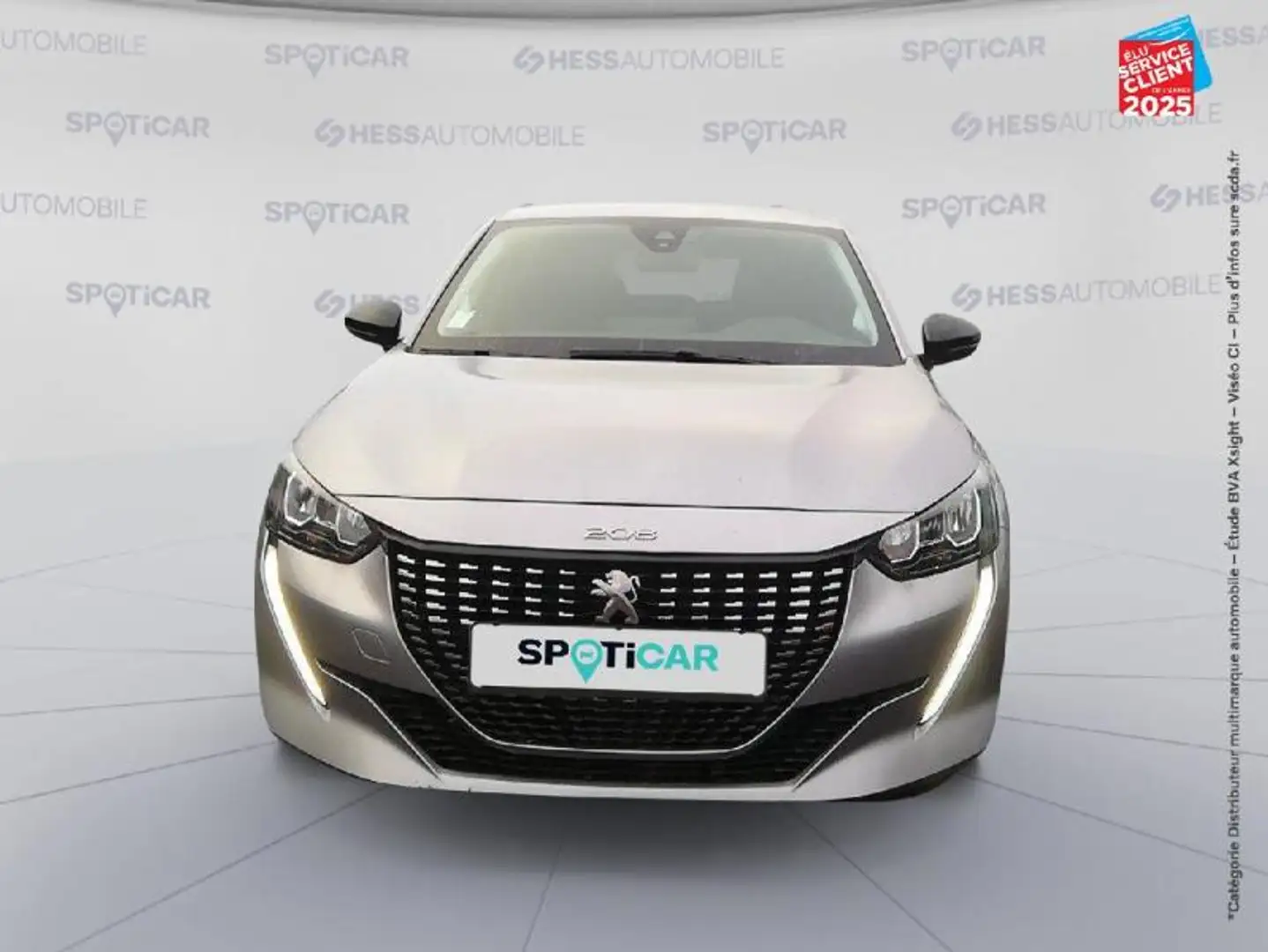 Peugeot 208 1.5 BlueHDi 100ch S\u0026S Style Gris - 2