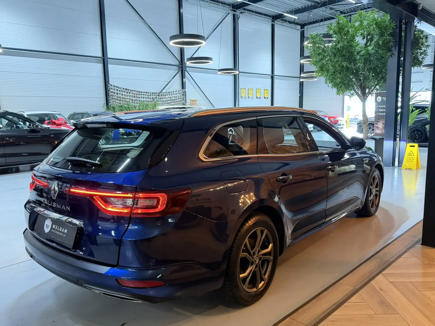 Renault Talisman 1.8 TCe 224PK|Automaat|Leder|Navi|LED|Cruise|CarPl Blauw - 2