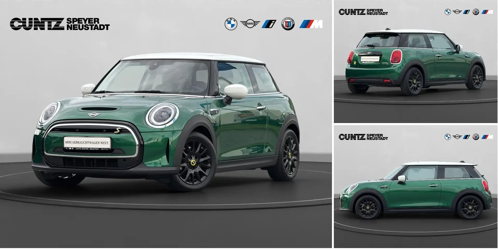 MINI Cooper SE 3-Türer Hatch Tempomat PDC hinten DrivingAssist Grün - 1