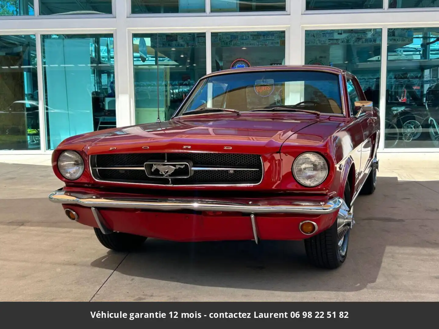 Ford Mustang 289 V8 1965 Tout compris Rouge - 2