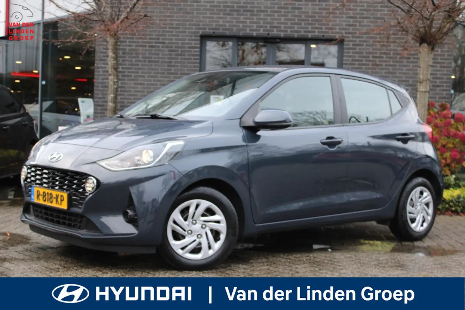 Hyundai i10 1.0 Premium Navi/Cam/Pdc/Carplay "RIJKLAARPRIJS" Gris - 1