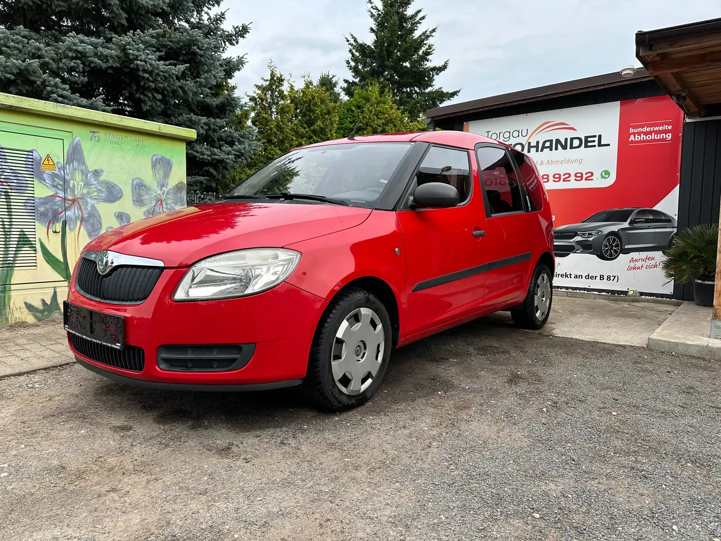 Skoda Roomster Plus Edition-HTP/TÜV-HU-INSPEKTION-NEUE/KLIMA. Rot - 1