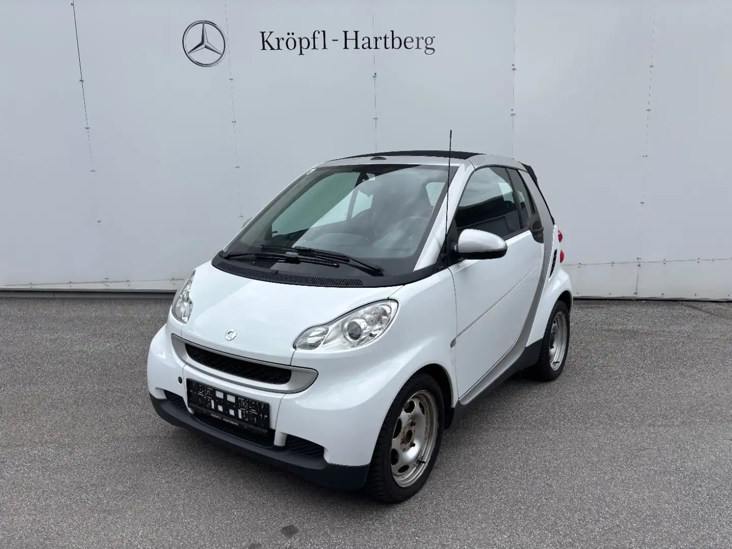 smart forTwo cabrio mhd 52 kw Weiß - 2