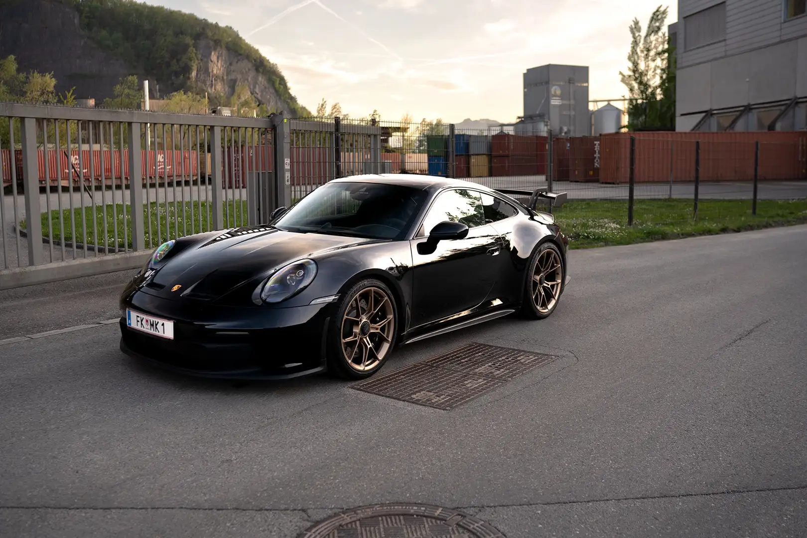 Porsche 992 911 GT3 *VOLL*CARBON*LIFT*CLUBSPORT*BOSE*CHRONO* Fekete - 1