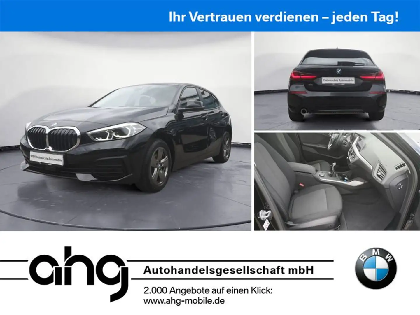 BMW 118 i Advantage Klimaaut. PDC Sitzheizung LM LED Noir - 1