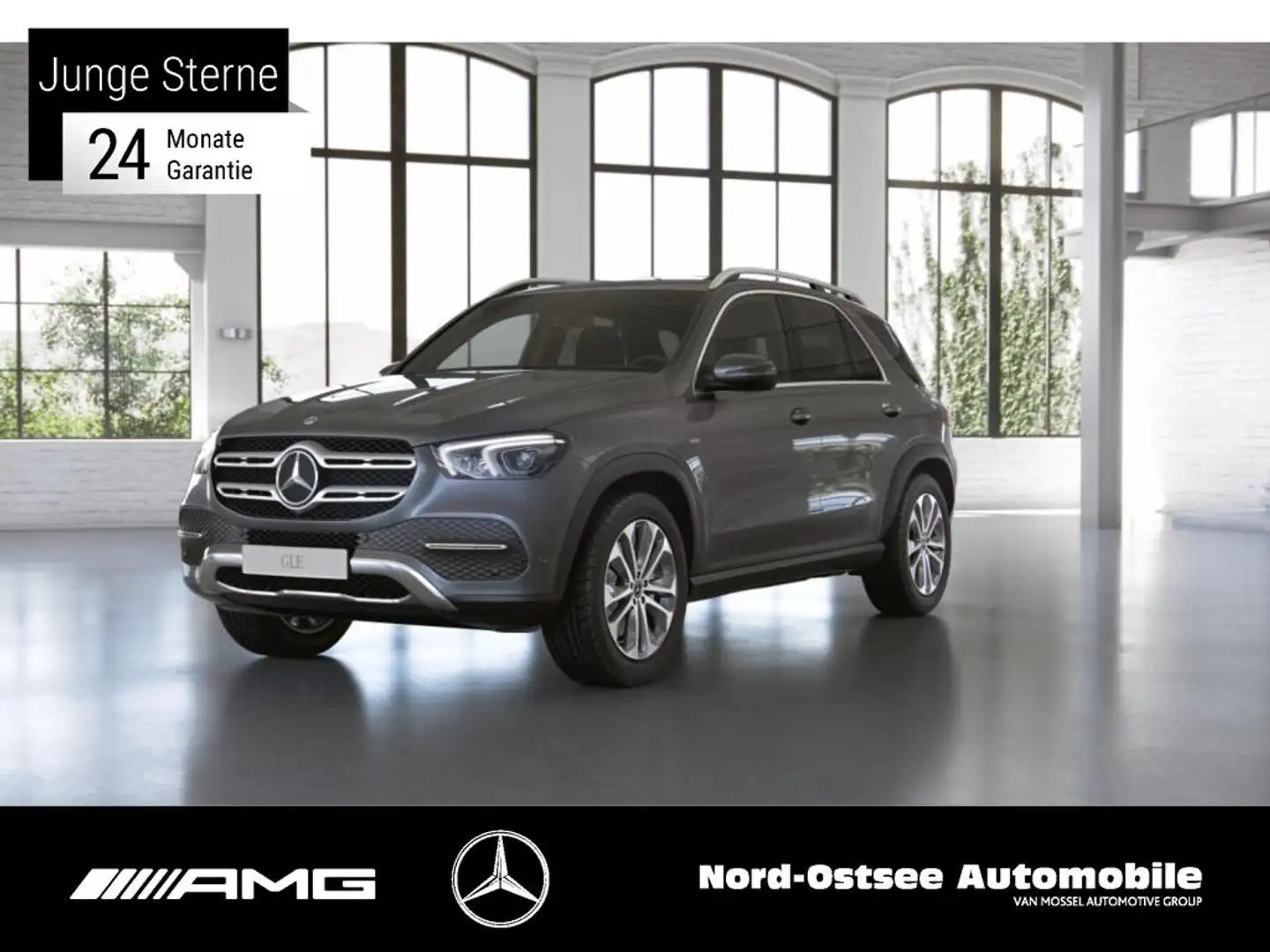 Mercedes-Benz GLE 350 de 4M AHK LED 360 SHZ TOTW SPURH PDC Grigio - 1