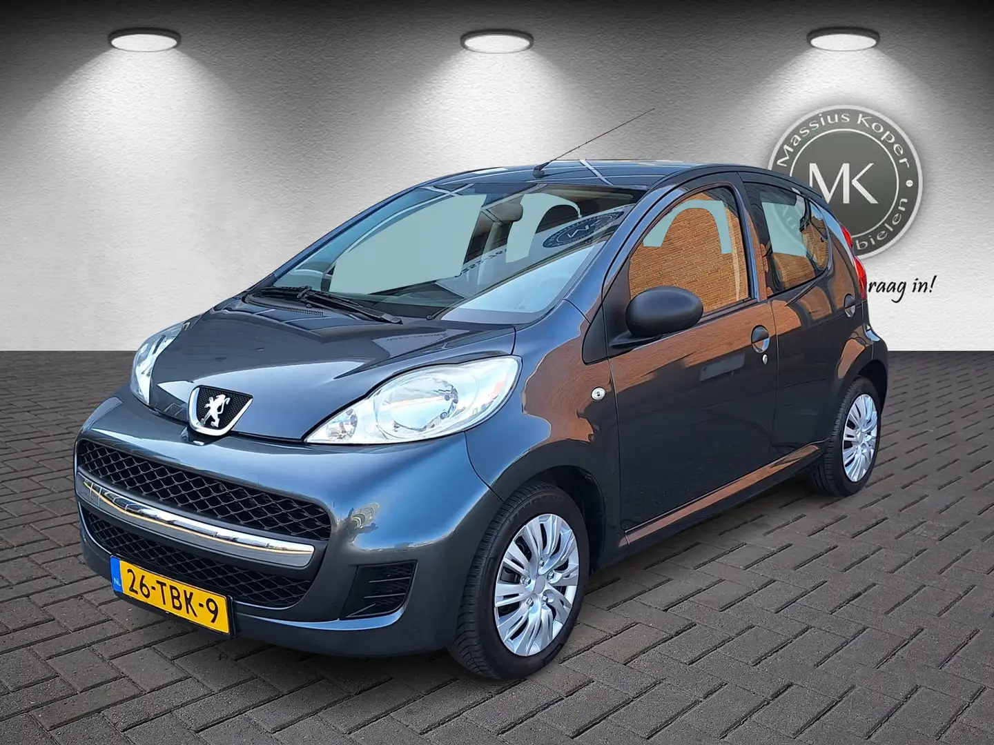 Peugeot 107 1.0-12V XR, Airco, 5-deurs, 84.970km!! Gris - 1