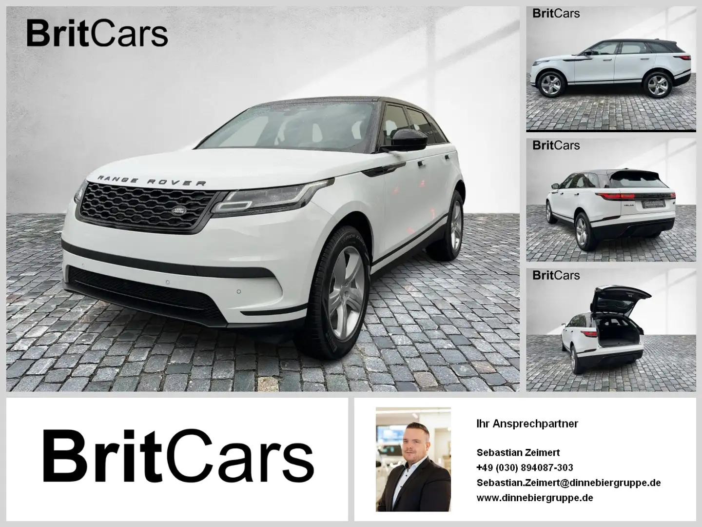 Land Rover Range Rover Velar D200 S Pano, Sitzklima Weiß - 1