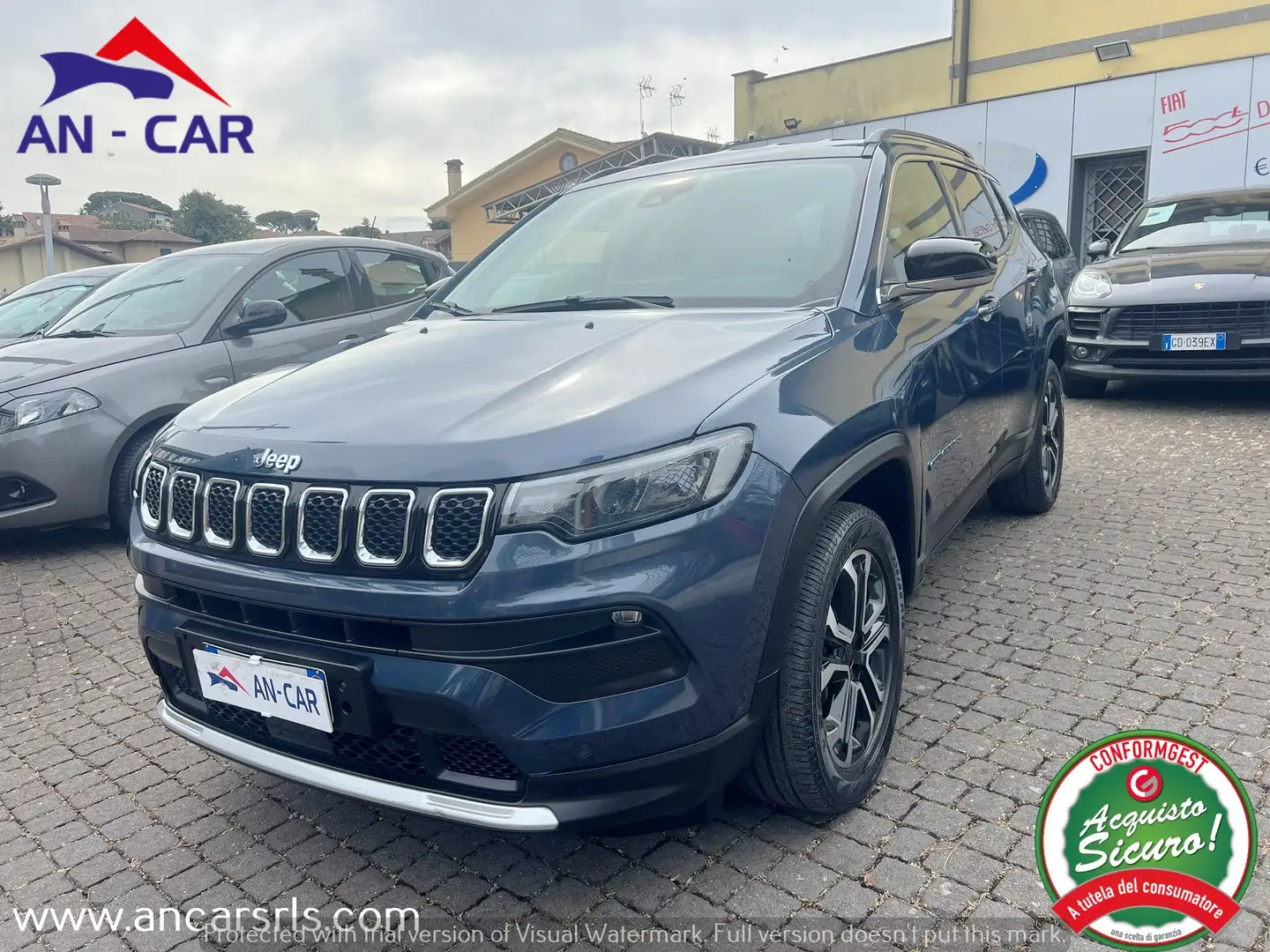 Jeep Compass Compass 1.3 turbo t4 phev Limited 4xe auto Blu/Azzurro - 1