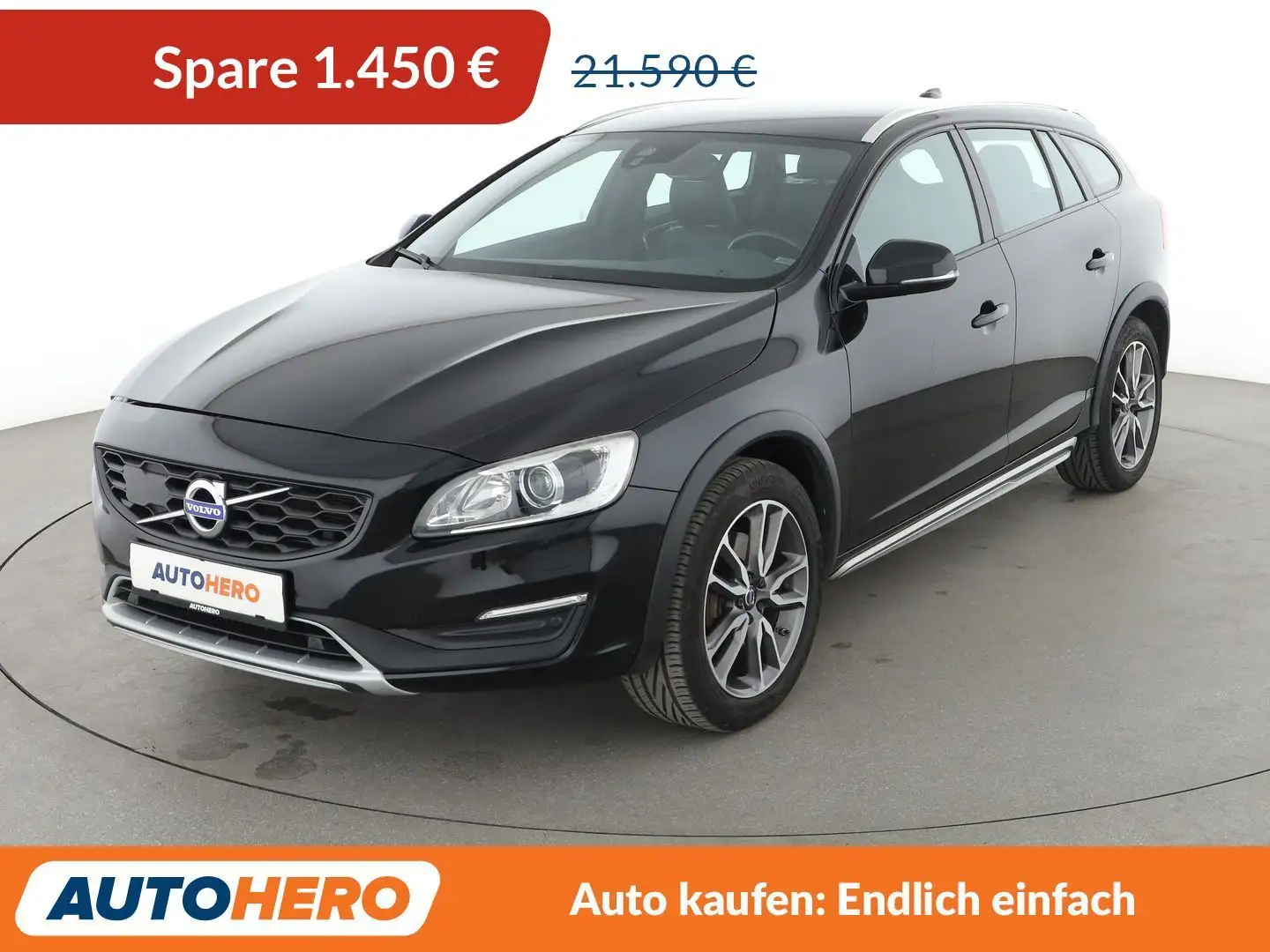 Volvo V60 Cross Country 2.0 T5 Pro AWD Aut*NAVI*XENON*TEMPO*CAM*PDC*SHZ* Schwarz - 1