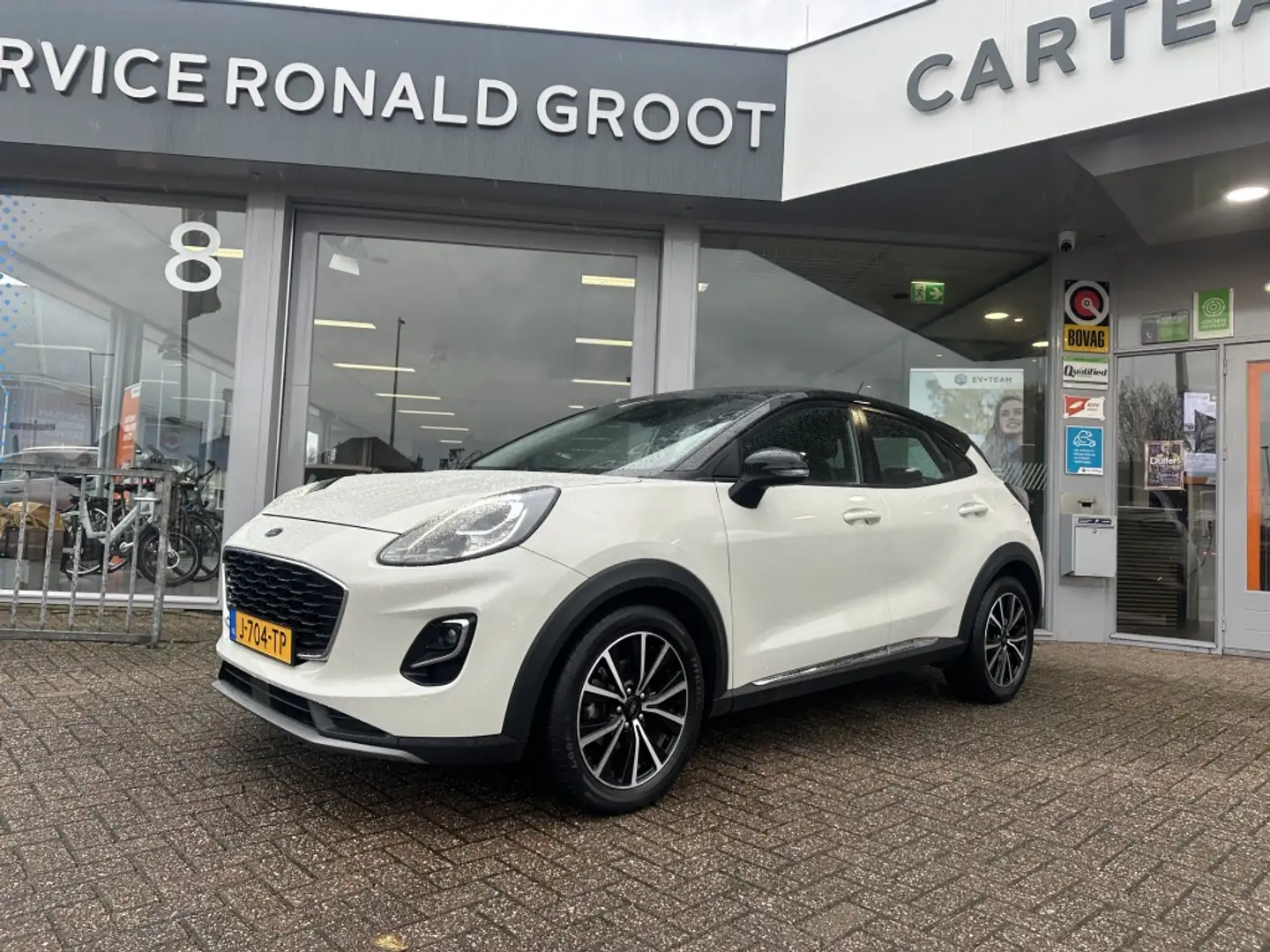 Ford Puma 1.0 EB Hyb. Titanium | Cruise | Carplay | Airco | Weiß - 2