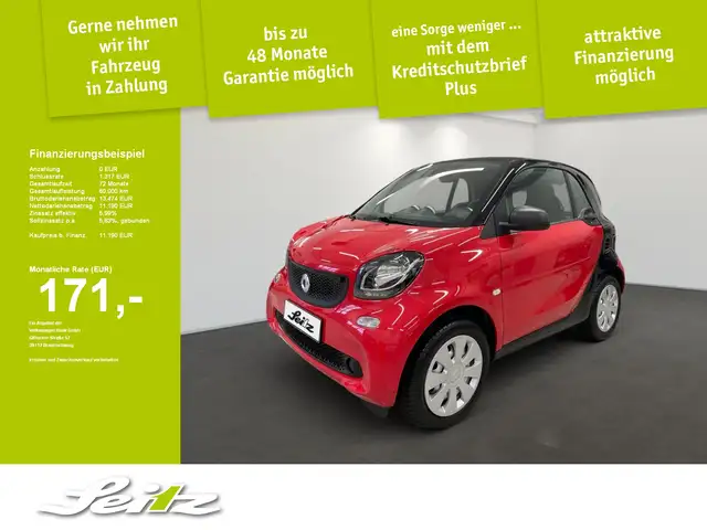 smart forTwo coupe 1.0 *SITZH*TEMPOMAT*KLIMA*