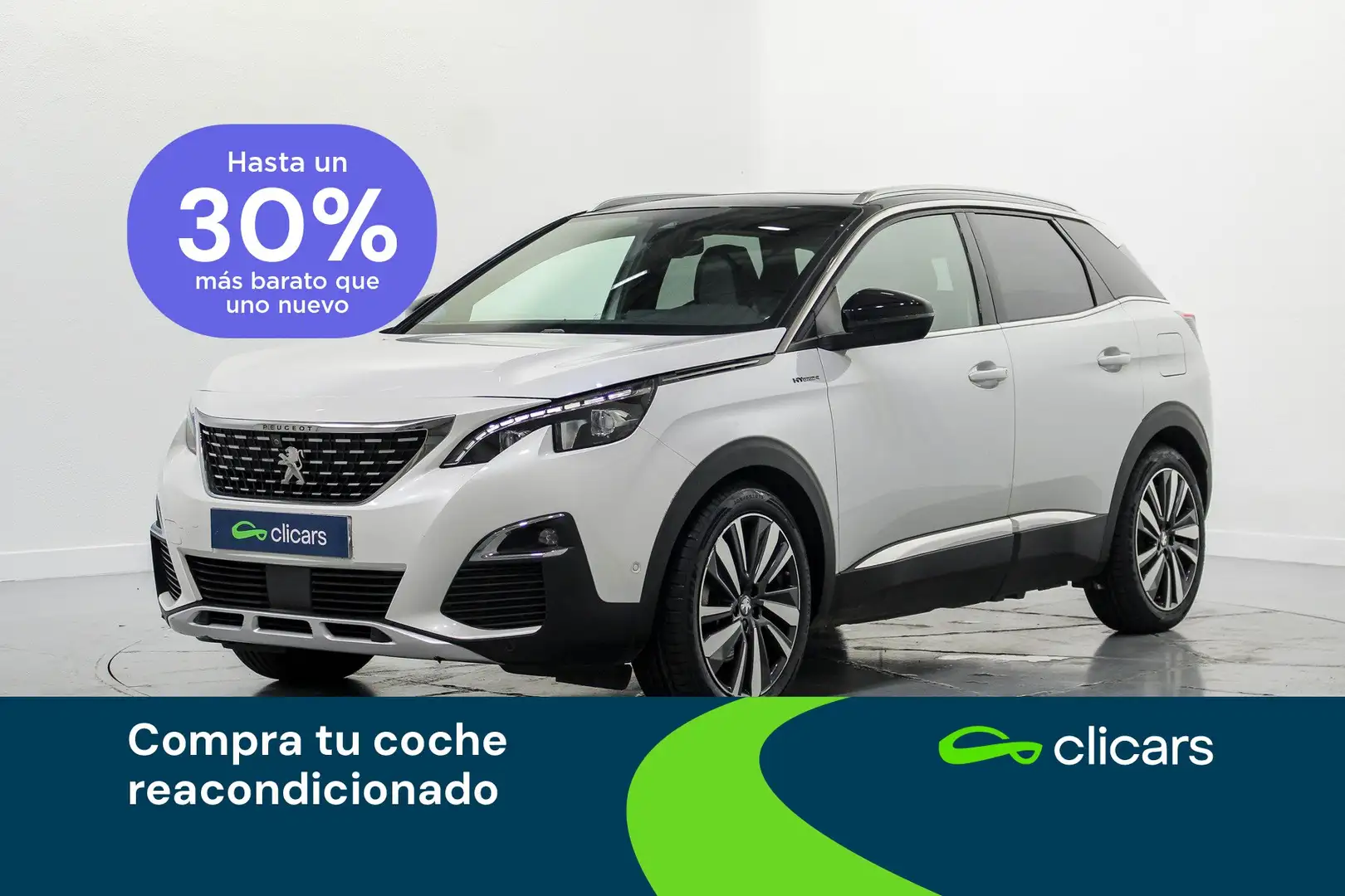 Peugeot 3008 Hybrid4 300 GT e-EAT8 Bianco - 1
