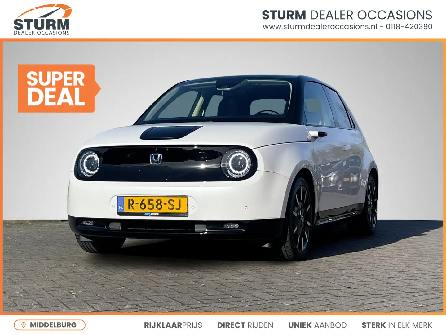 Honda e Advance 16" | Panoramadak | Navigatie | 360° Camer Alb - 1