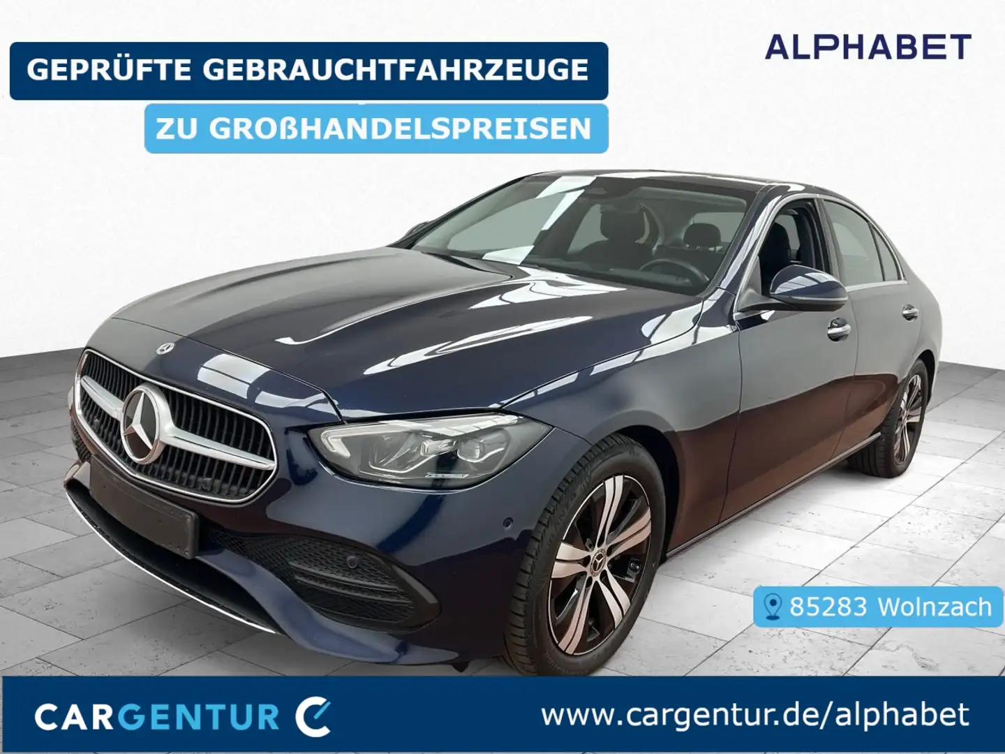 Mercedes-Benz C 220 d Avantgarde Key LED Lane Navi RKam AUT Blauw - 1