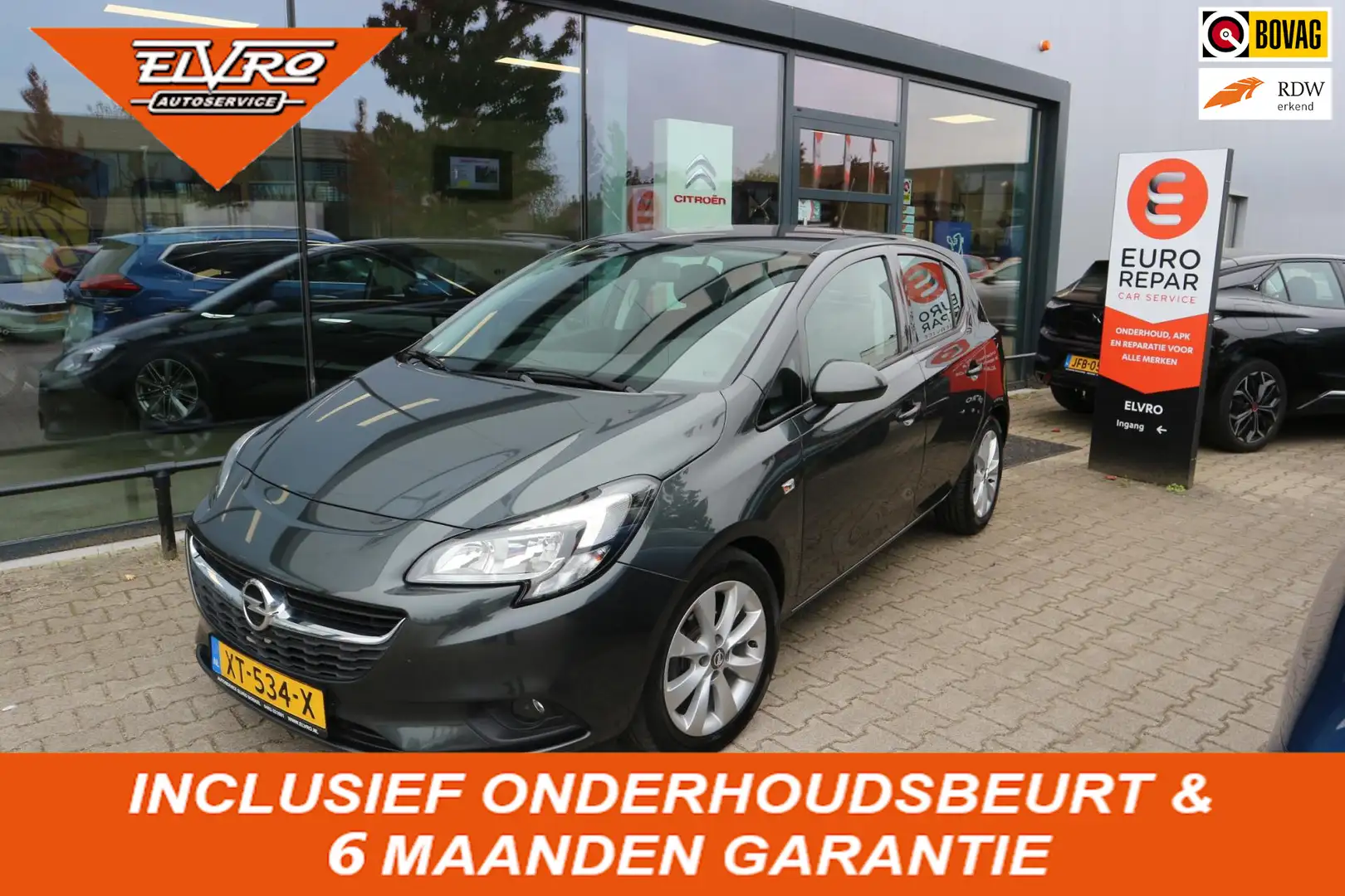 Opel Corsa 1.4 Innovation CRUISE AIRCO LMV CARPLAY RIJKLAARPR Gris - 1