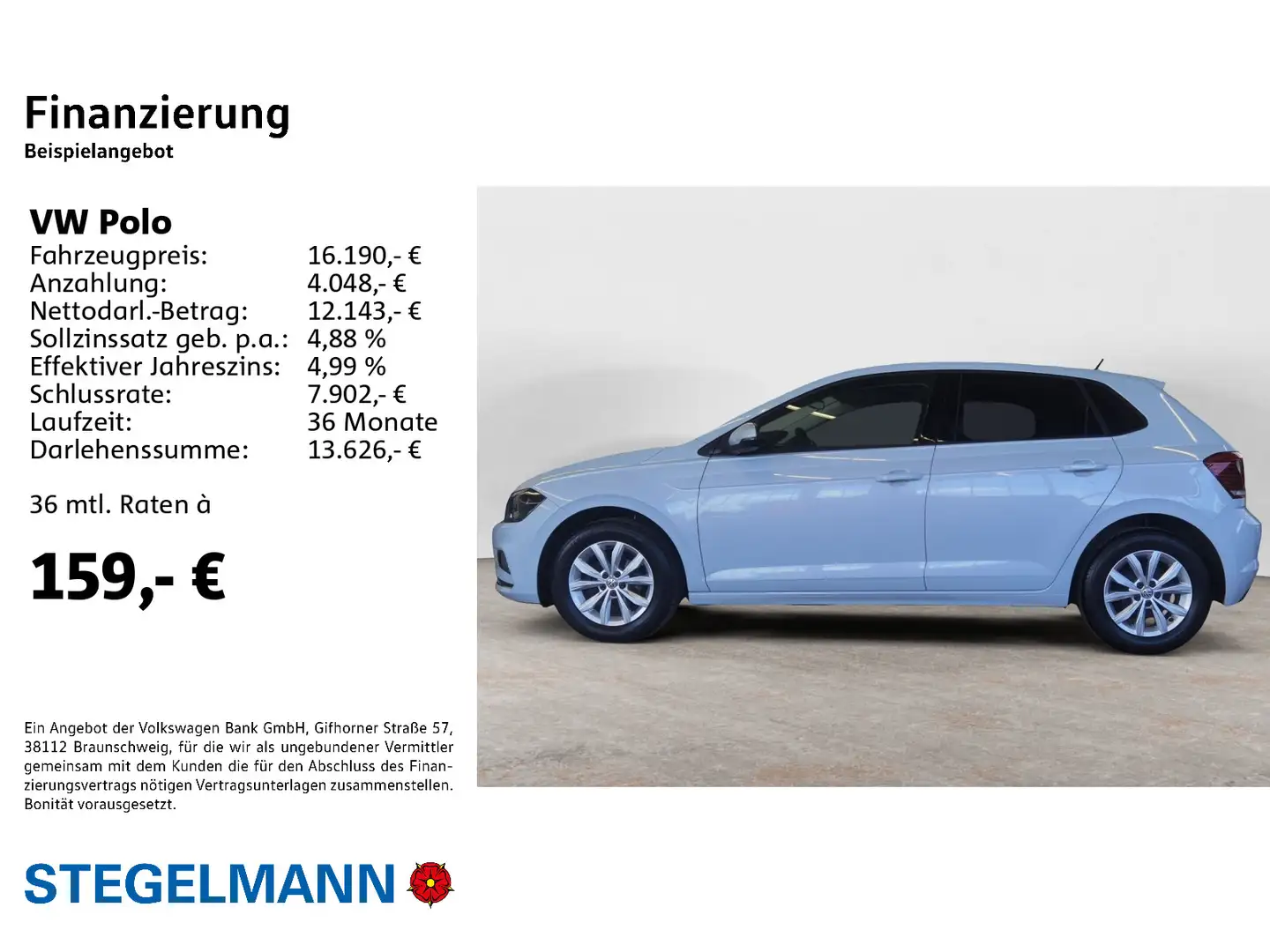 Volkswagen Polo VI 1.0 TSI DSG Highline *App-Connect*Sitzhe Weiß - 2