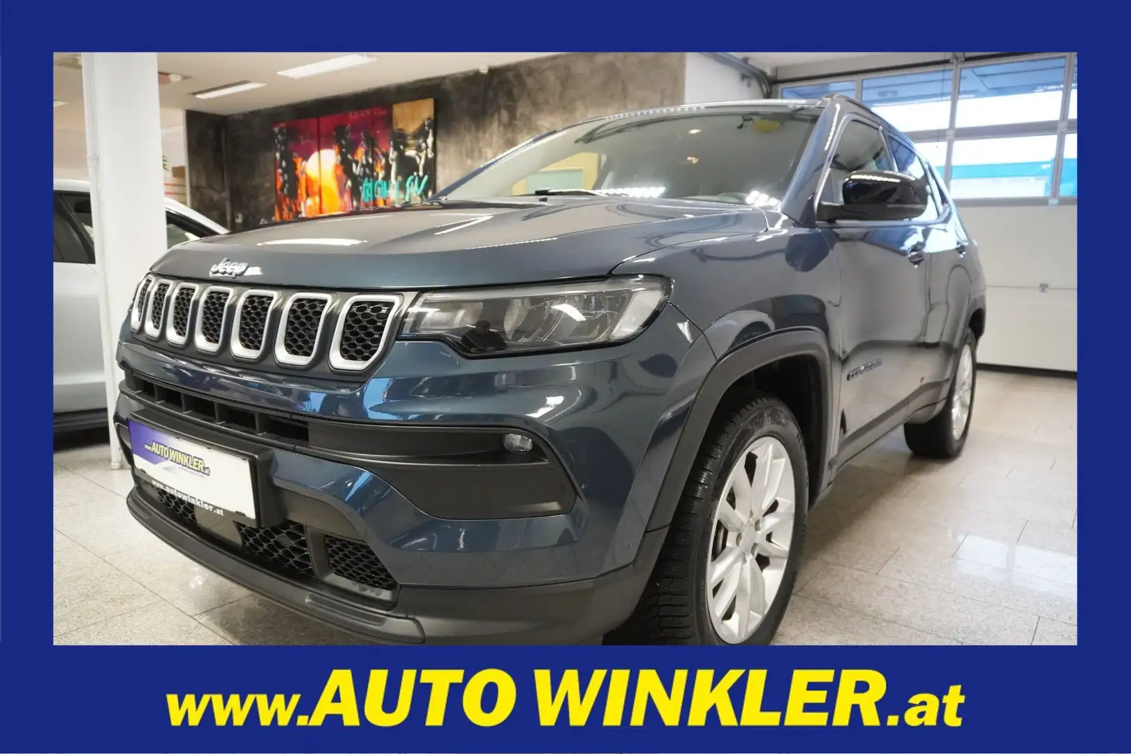 Jeep Compass 1.3 Plug-In Hybrid Longitude MY22/LED/Navi Blau - 1
