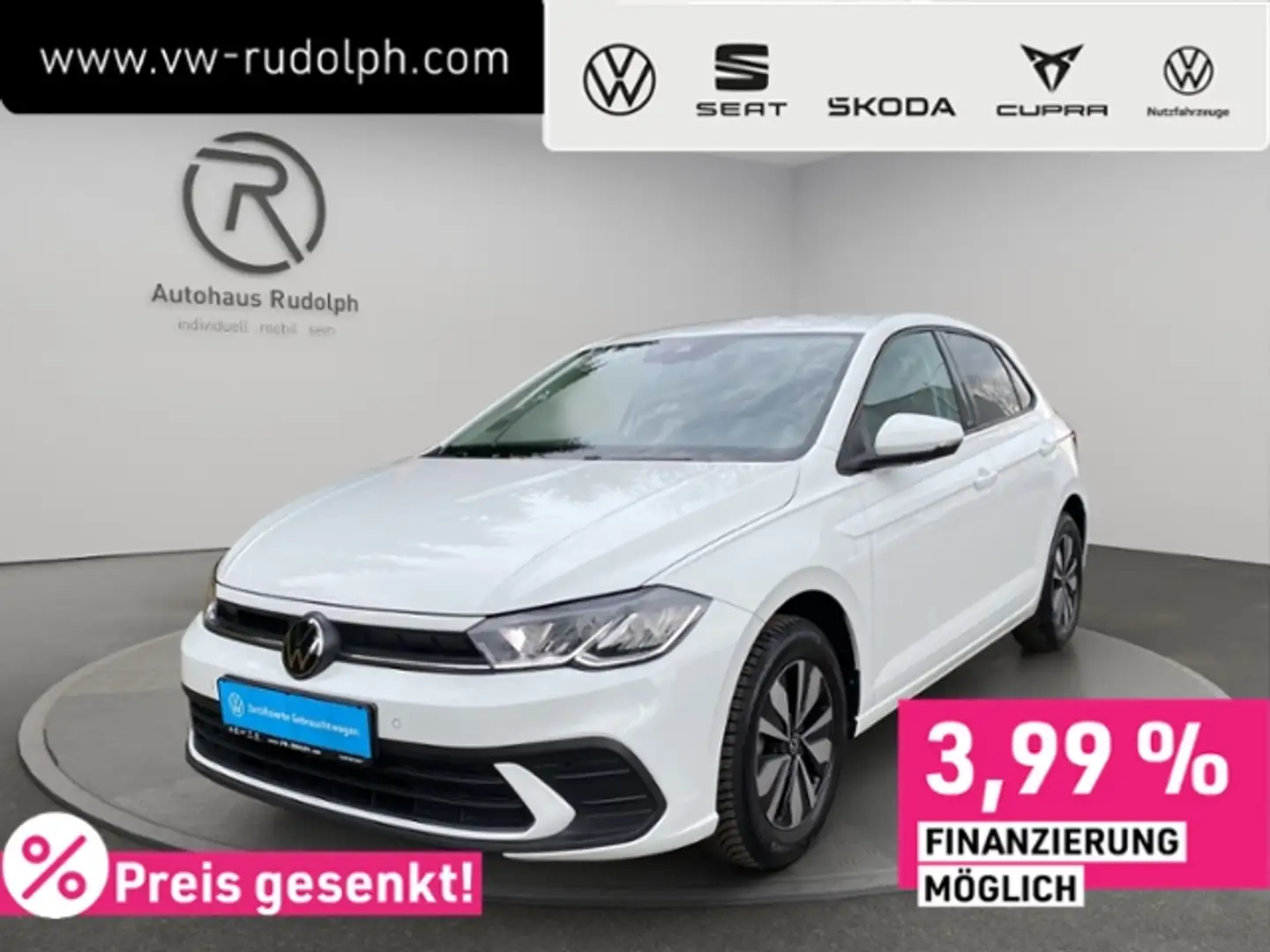 Volkswagen Polo 1.0 TSI Move KLIMA LED NAVI ALU Weiß - 1