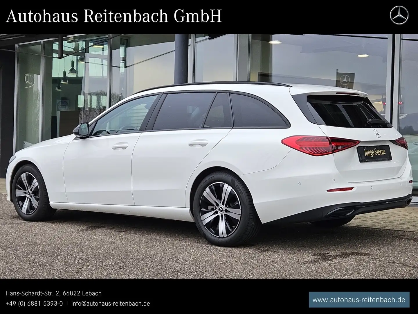 Mercedes-Benz C 220 C220dT AVANTGARDE+DISTR PANO+AHK+LED+NIGHT+TOTWI Weiß - 2