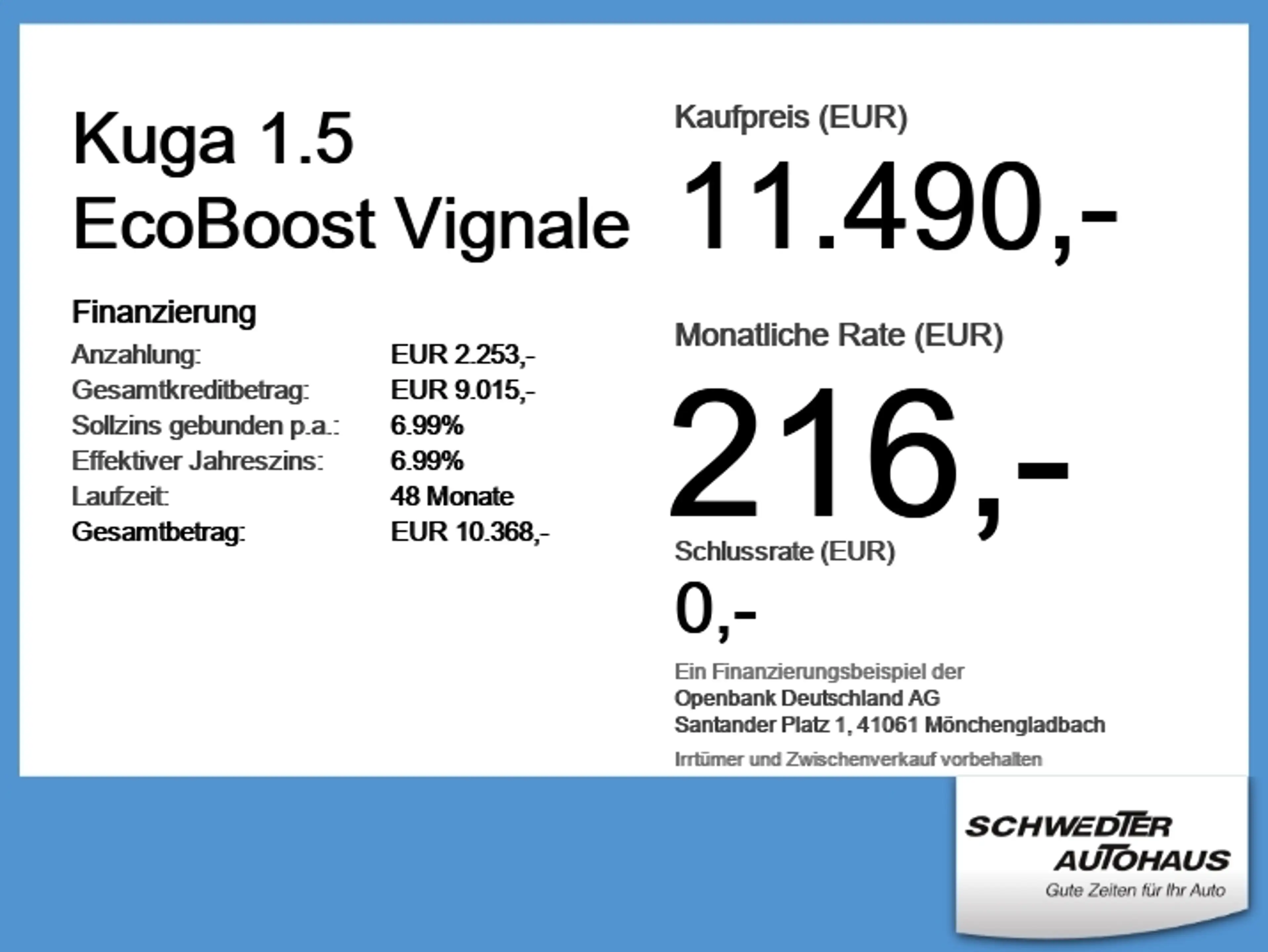 Ford Kuga 1.5 EcoBoost Vignale Navi+Winterp.+2xKlima — photo 6